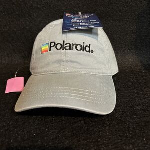 Polaroid Hat/Cap Smoke Blue Strapback Cap America Unisex Adjustable